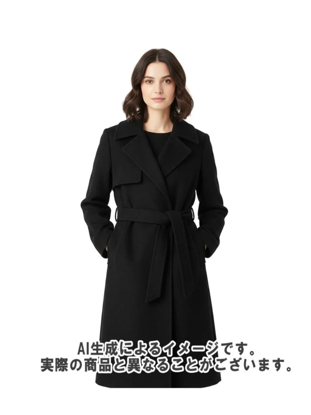 ★SOLD★ Max Mara Coat Long Wool Mrs & Elegance Pea 38 - Picture 8 of 8